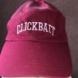 Red baseball hat